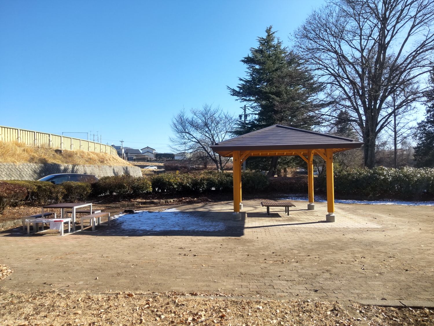 令和5年度　総合交付金　都市公園セーフティリニューアル事業　鼻顔公園　四阿等改築工事