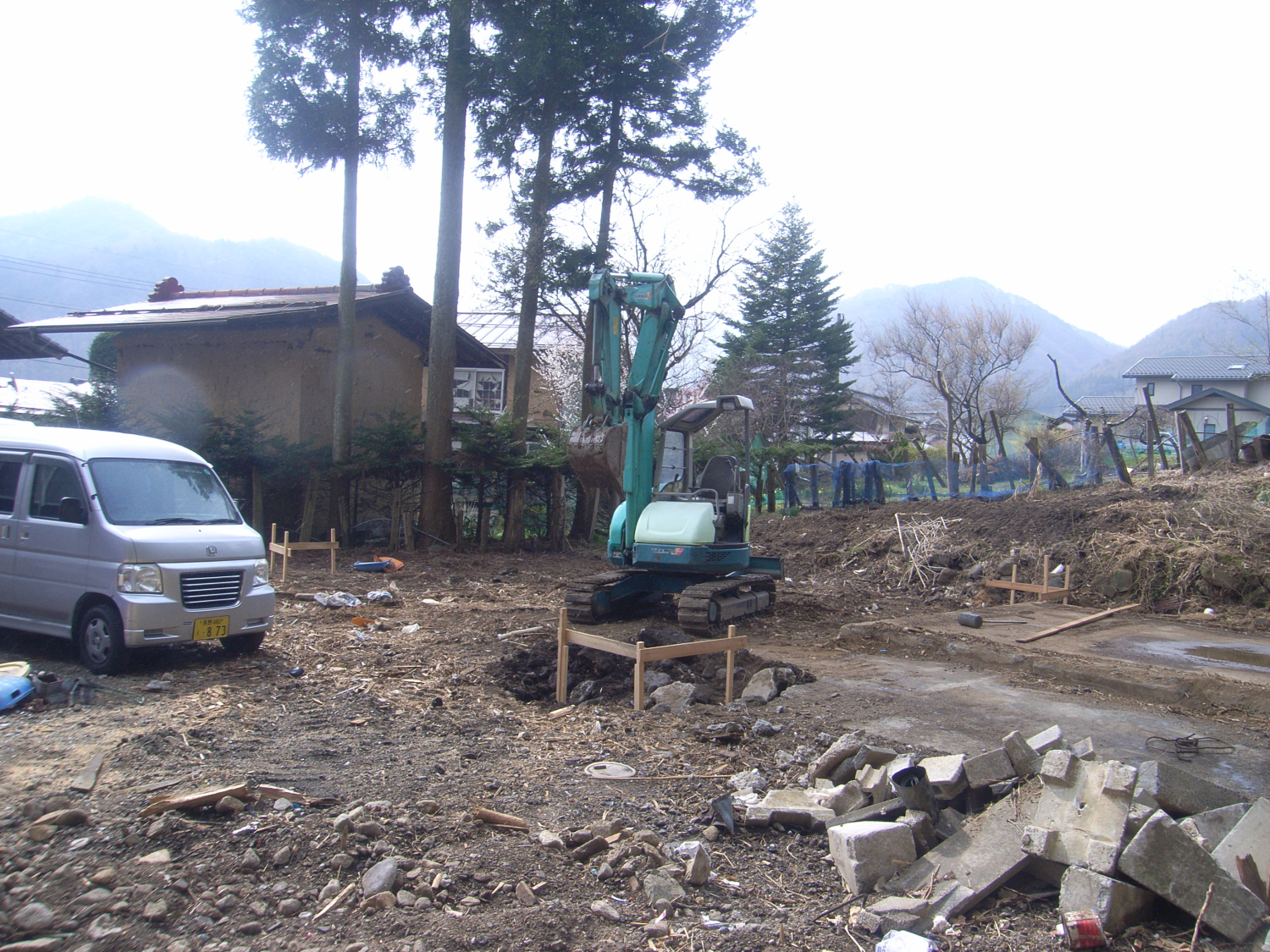 N様邸車庫建築工事
