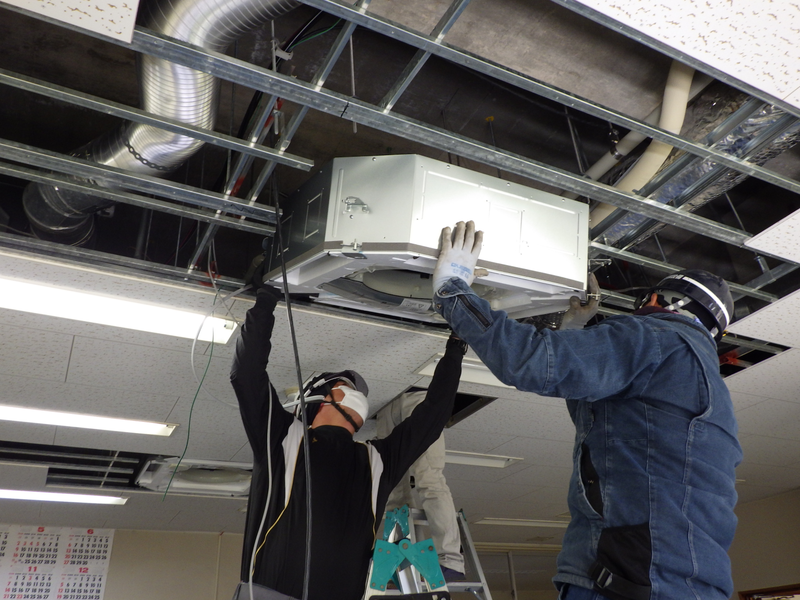 佐久技術専門校空調設備設置工事