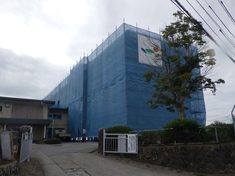 蓼科高等学校　教室棟外壁改修工事
