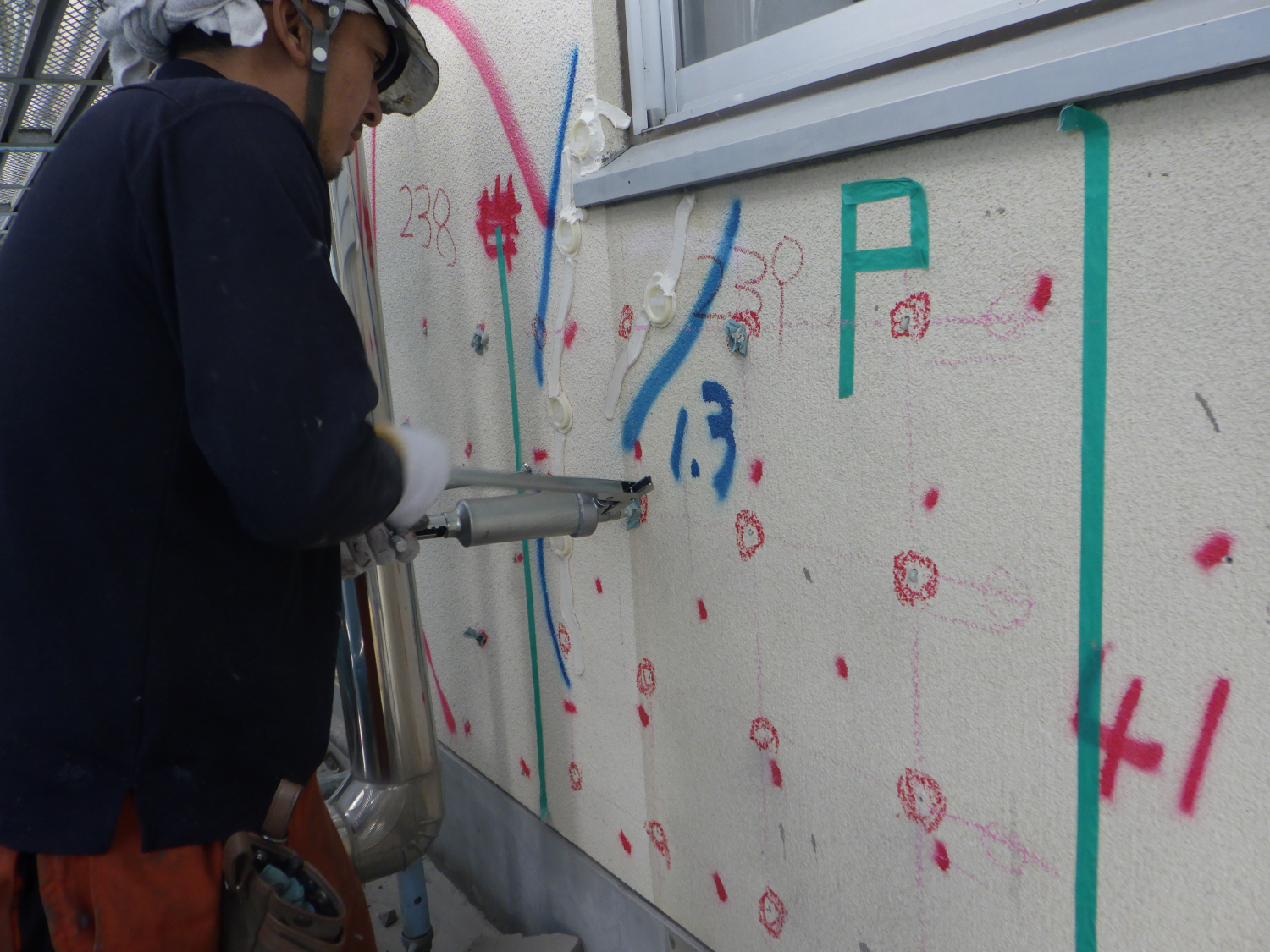 蓼科高等学校　教室棟外壁改修工事